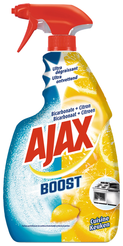 SPRAY BOOST CUISINE BICARBONATE + CITRON AJAX