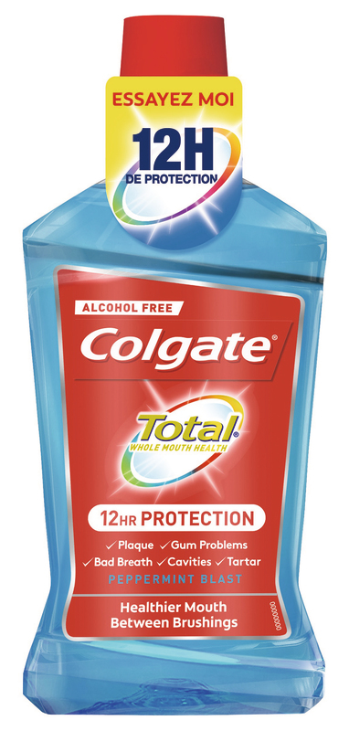 BAIN DE BOUCHE PLAX TOTAL MENTHE BLEU colgate