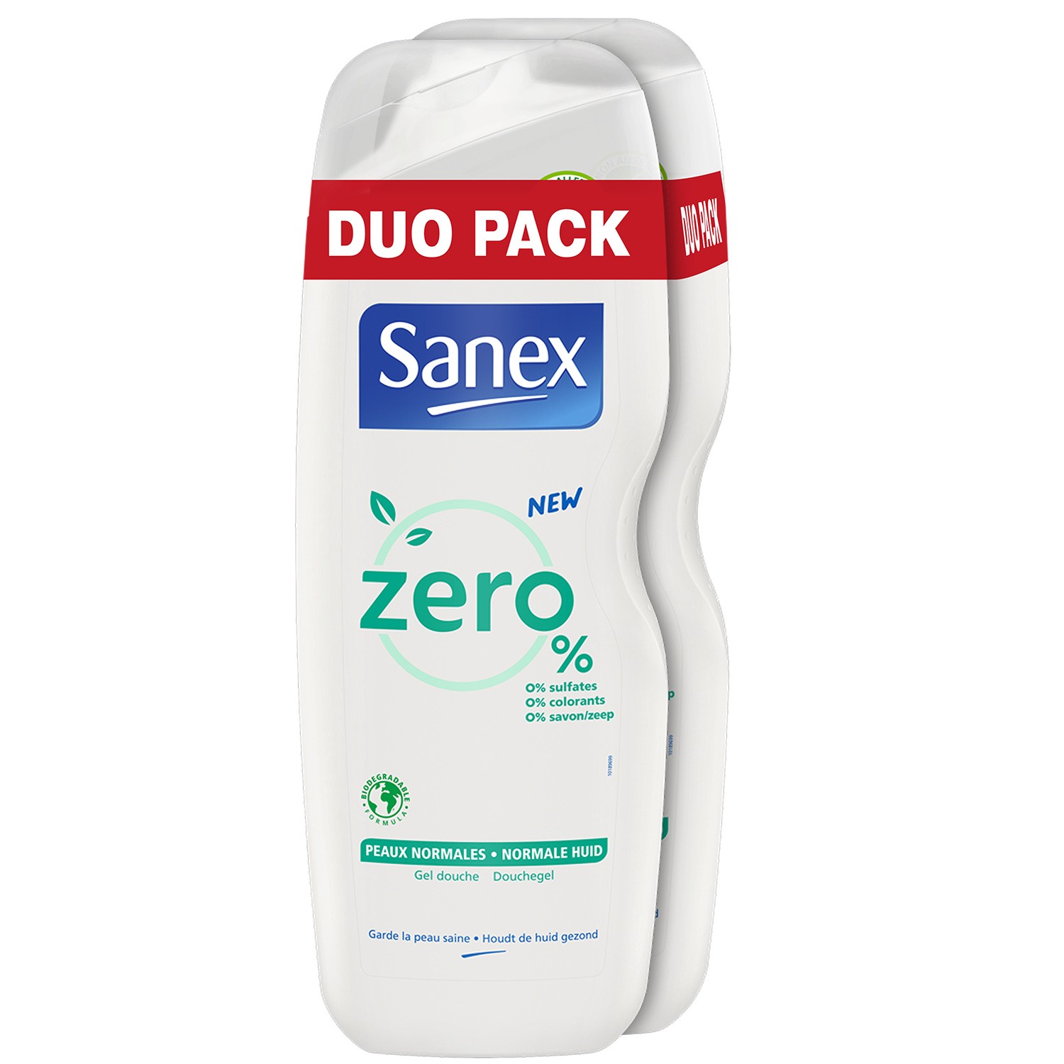 Gel douche sans savon zéro peaux normal LE LOT ...