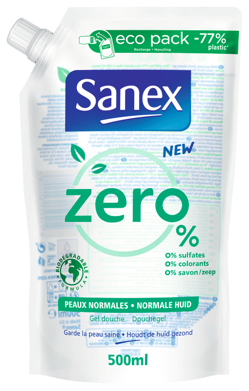 RECHARGE DOUCHE BIODÉGRADABLE PEAUX NORMALES SANEX