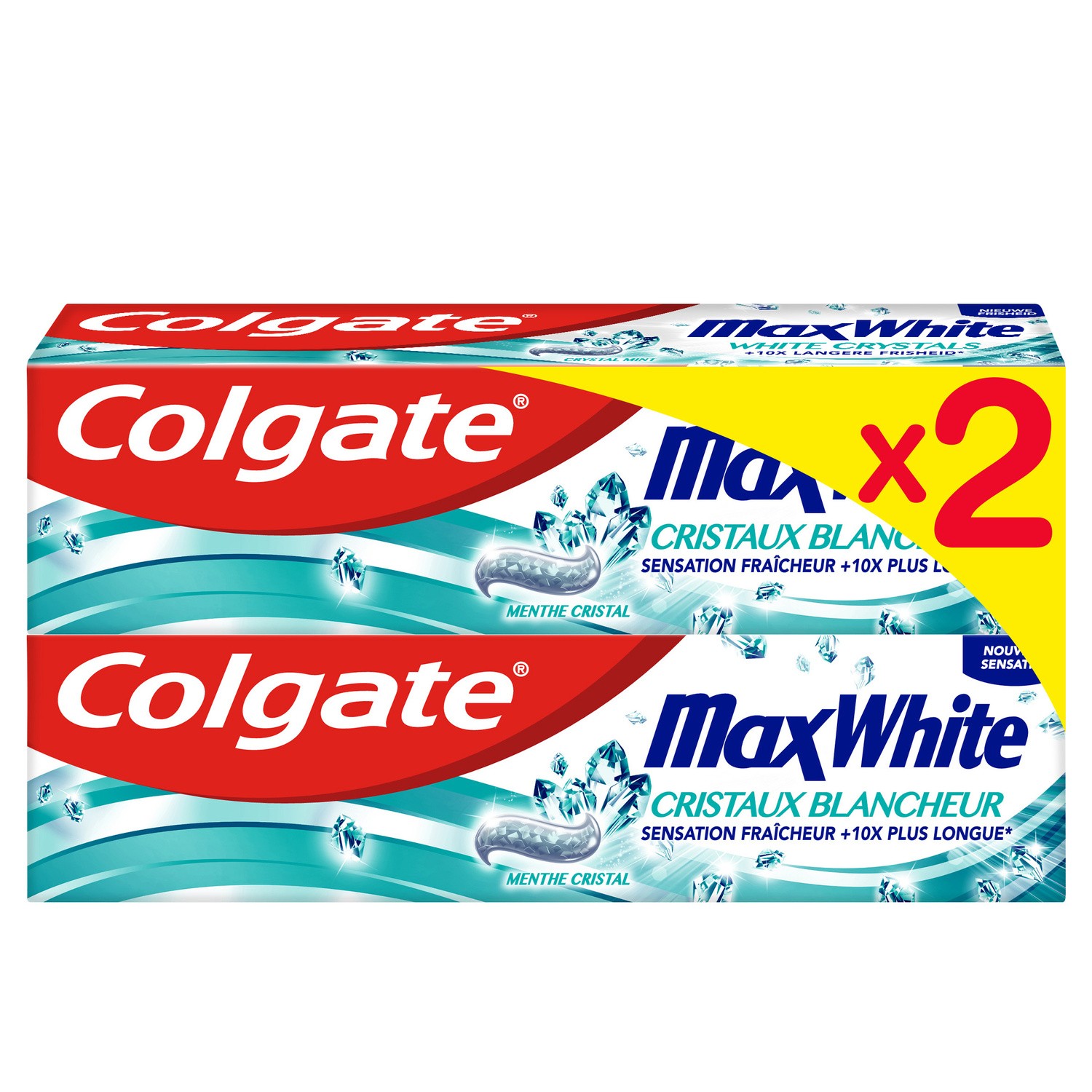 Dentifrice max cristaux blanc COLGATE