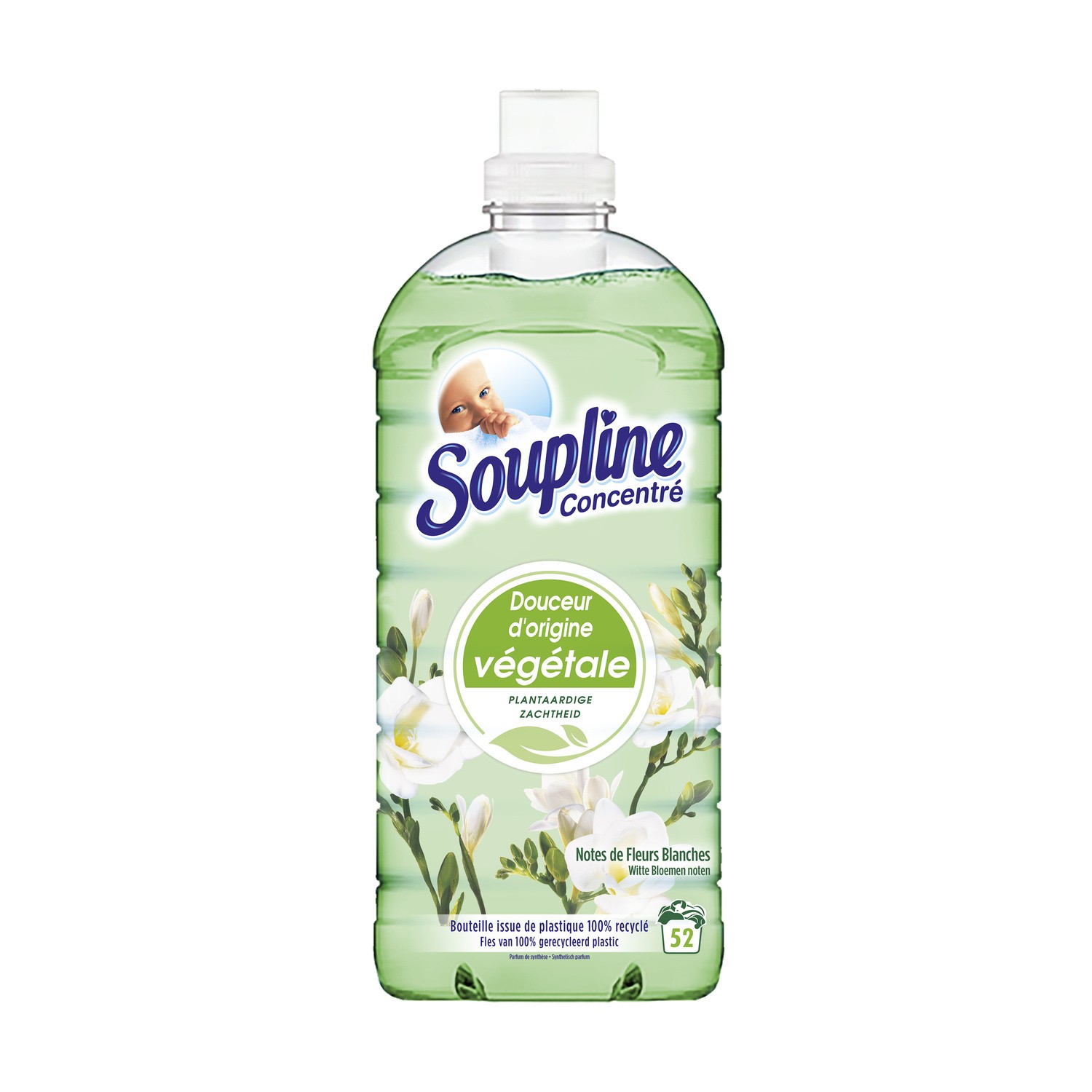 Adoucissant fleur blanche SOUPLINE