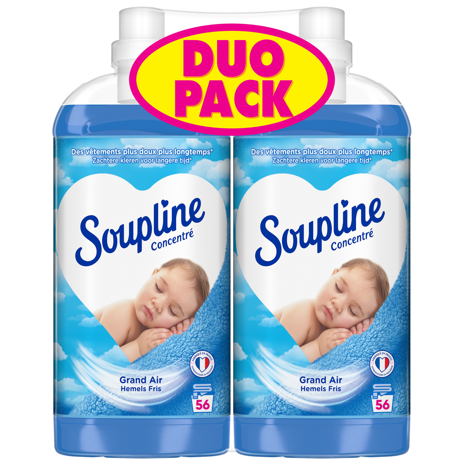 Adoucissant concentré grand air SOUPLINE