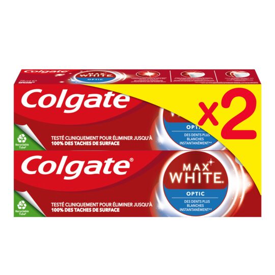  Dentifrice Blancheur Instantané Optic Max White COLGATE code EAN 8718951496798 