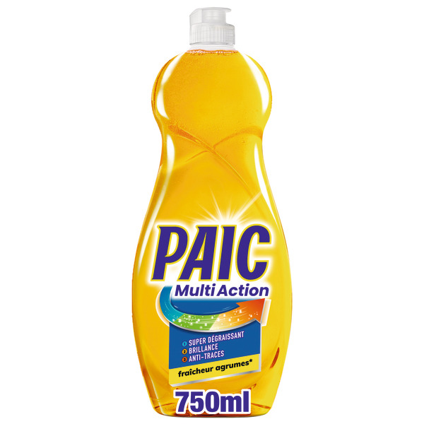 LIQUIDE VAISSELLE MULTI ACTION FRAÎCHEUR AGRUMES
