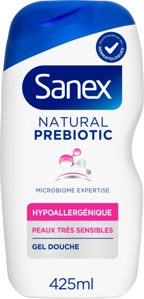 GEL DOUCHE NATURAL PREBIOTIC HYPOALLERGÉNIQUE
