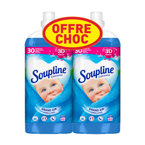 SOUPLINE Adoucissant " offre choc" code EAN 8718951661943 