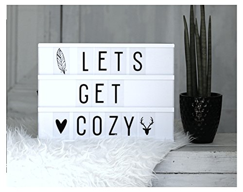 Lampe Lightbox format A4 - A little lovely comp...