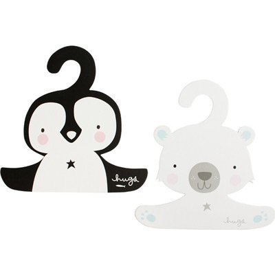 - portemanteau, patère - lot de 2 cintres pingo...