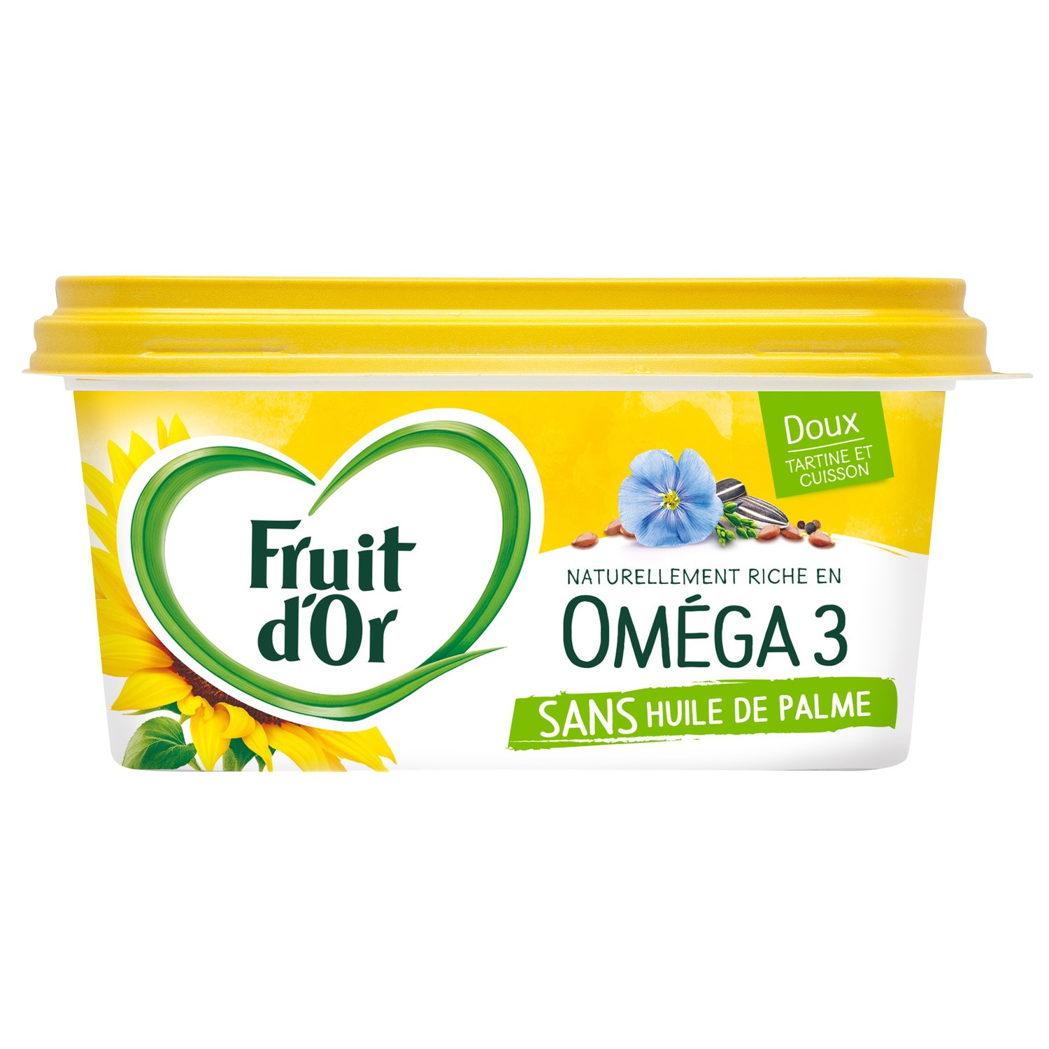 FRUIT D'OR Margarine sans huile de palme doux FRUIT D'OR code EAN 8719200031449 