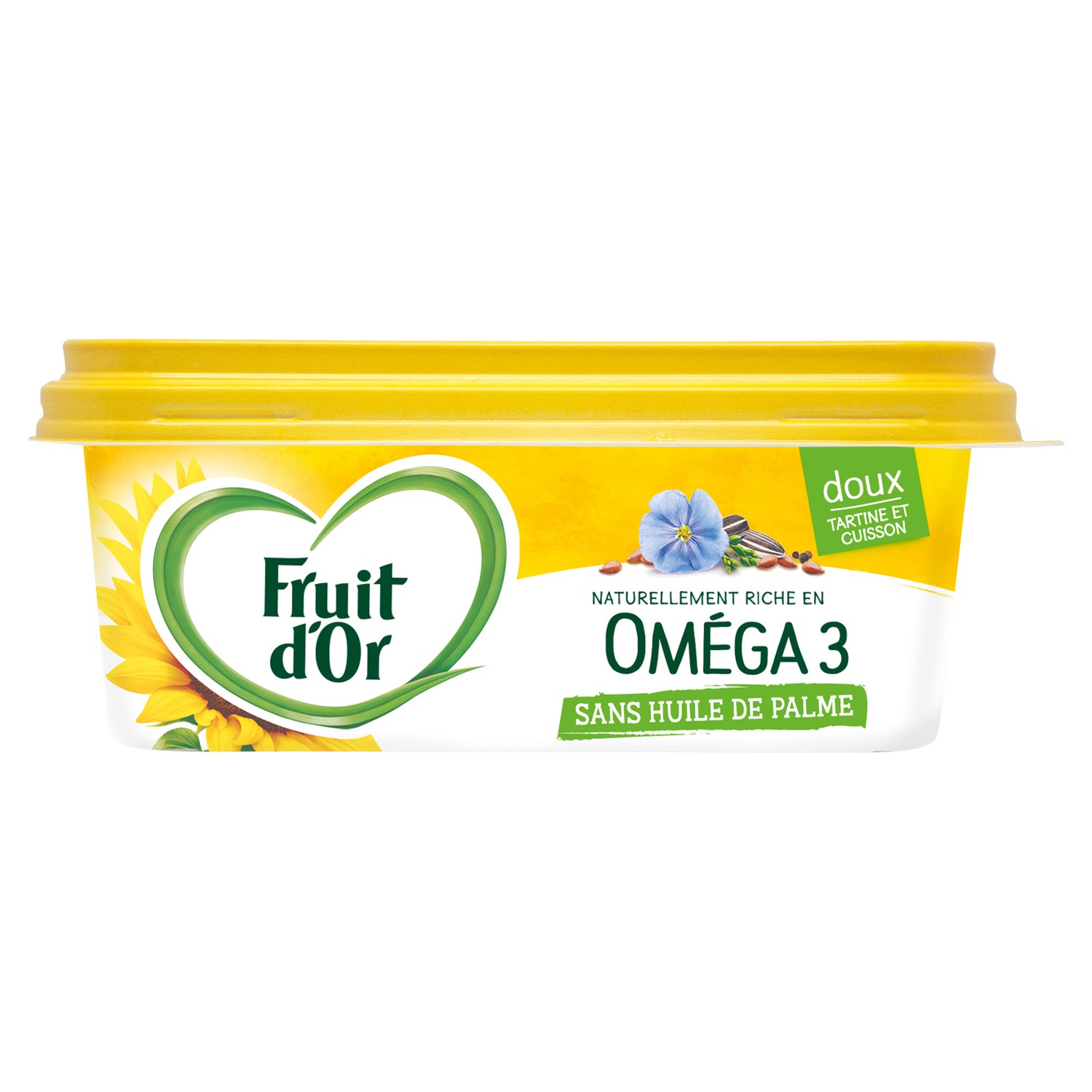 Margarine tartine cuisson omega 3 doux sans hui...