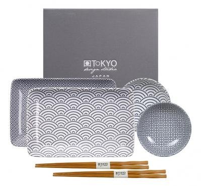 Service à sushis Nippon Grey de Tokyo Design St...