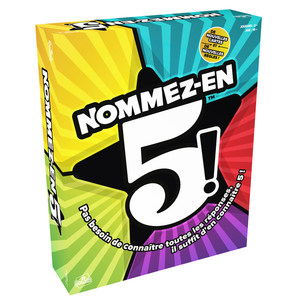 Nommez-en 5