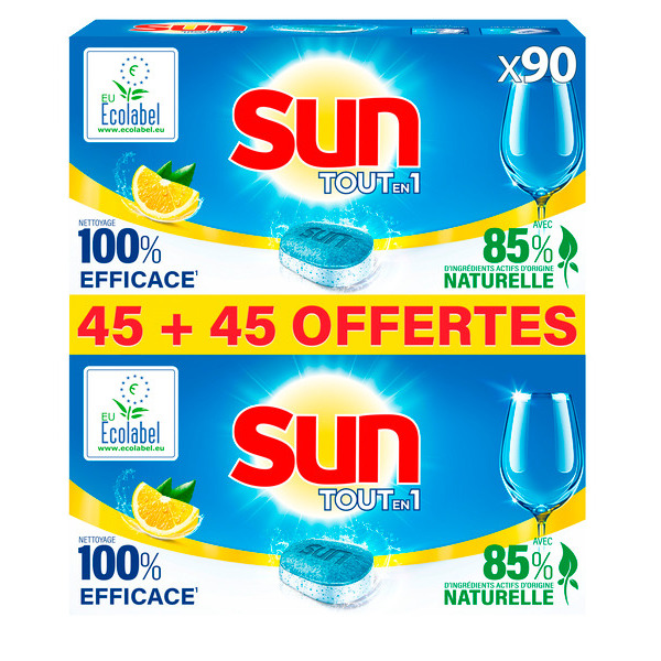 TABLETTES LAVE VAISSELLE TOUT EN 1 CITRON 