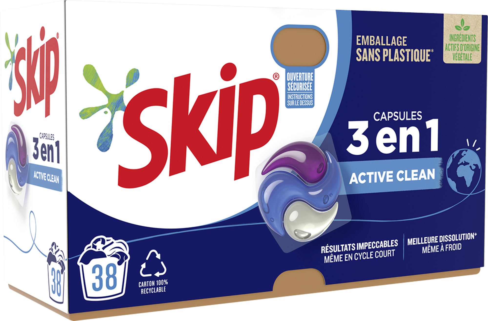 SKIP LESSIVE CAPSULE code EAN 8720181248214 