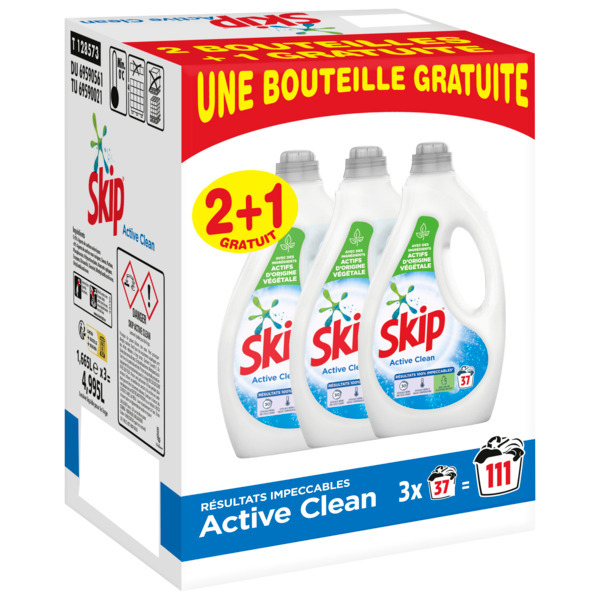 LESSIVE LIQUIDE ACTIVE CLEAN
