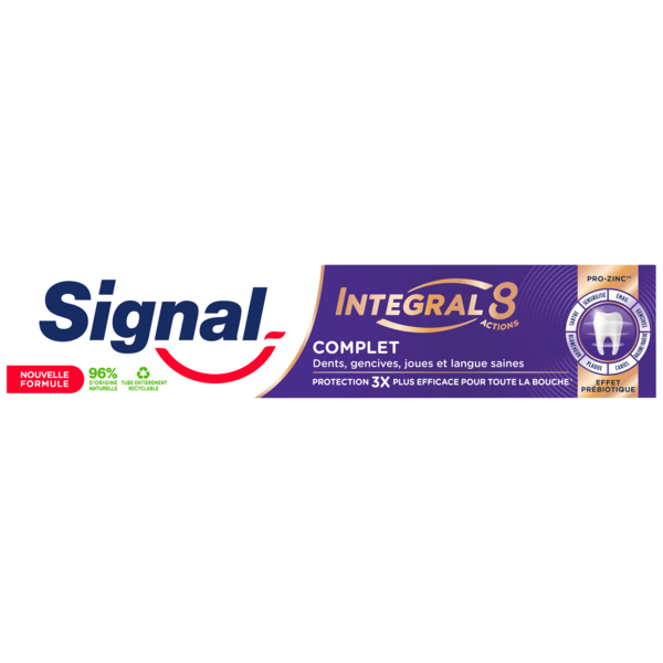 Dentifrice INTEGRAL 8 complet