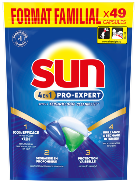 SUN CAPS PRO EXPERT STANDARD X49 - FORMAT FAMILIAL
 code EAN 8720181661143 