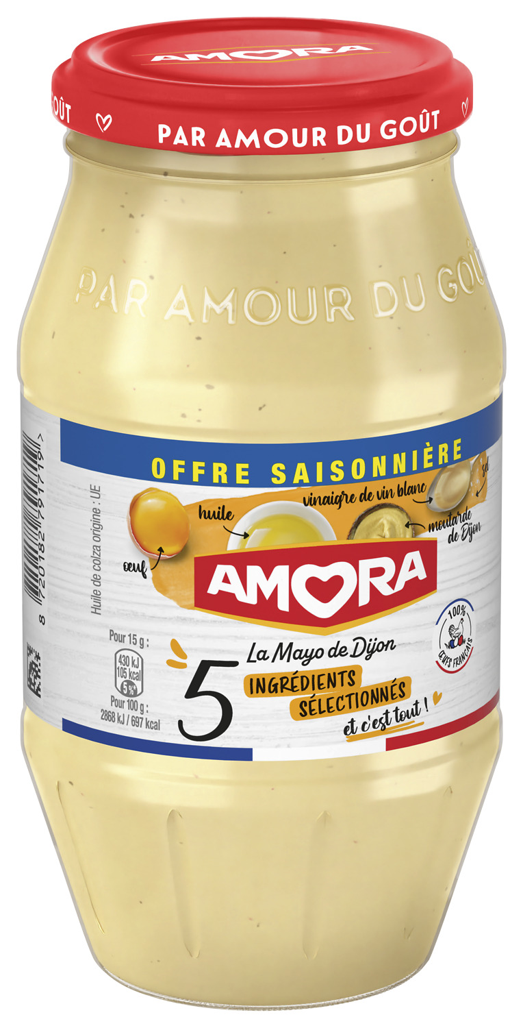  MAYONNAISE DE DIJON 5 INGREDIENTS AMORA code EAN 8720182791719 