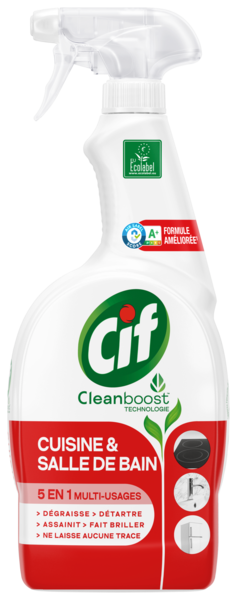 SPRAY NETTOYANT 5 EN 1 CUISINE ET SALLE DE BAIN...