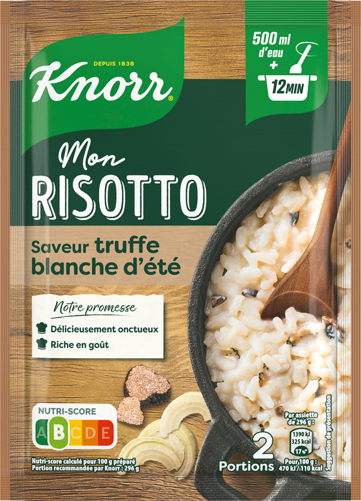 KNORR RISOTTO DESHYDRATÉ code EAN 8720182907639 