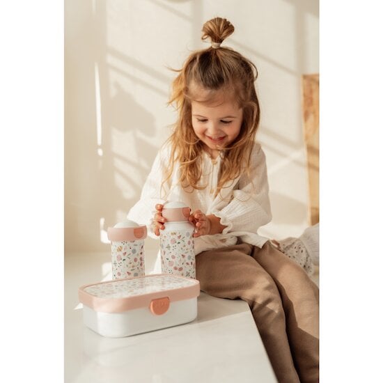  Little Dutch Gourde campus - Flowers & Butterflies Rose 300 ml code EAN 8720294016465 