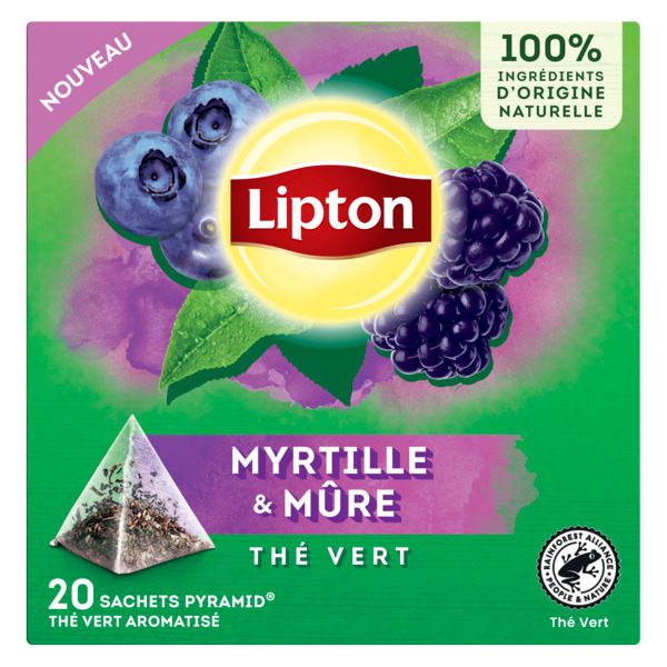 THÉ VERT MÛRE MYRTILLE 
