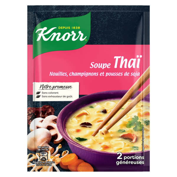 Soupe déshydratée Thaï