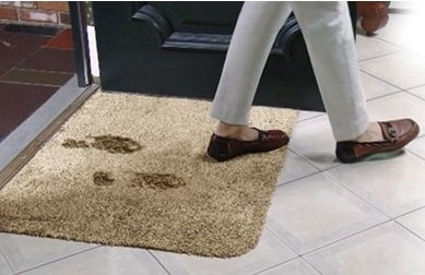 LE TELE ACHAT WONDER STEP/ tapis anti boue d'entrée 46x71 cm/ Grand modèle- Vu a la tv code EAN 8722700120155 