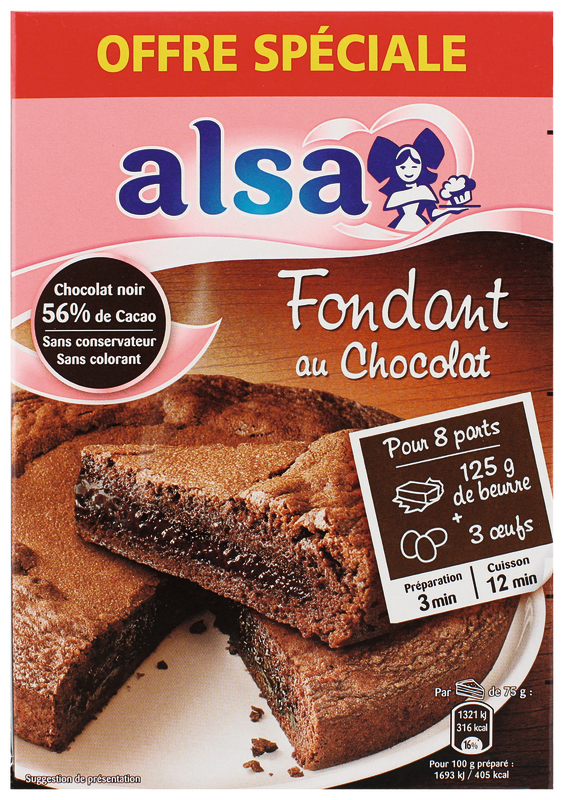 FONDANT   AU CHOCOLAT Alsa