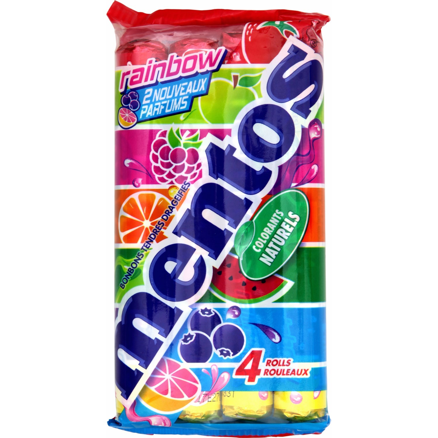 Bonbons parfums fruités MENTOS