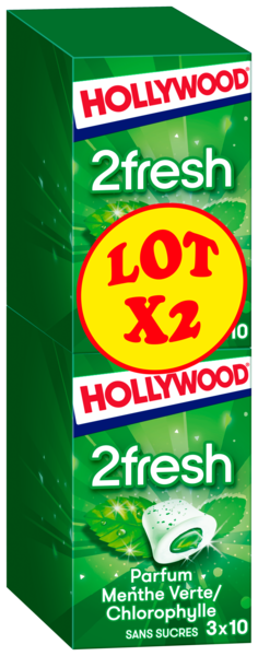 CHEWING GUM 2FRESH MENTHE VERTE

