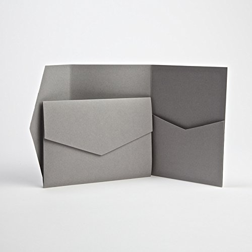 Debut Colombe Gris mat Invitations 130 mmx185 mm gris code EAN 8774777465813 