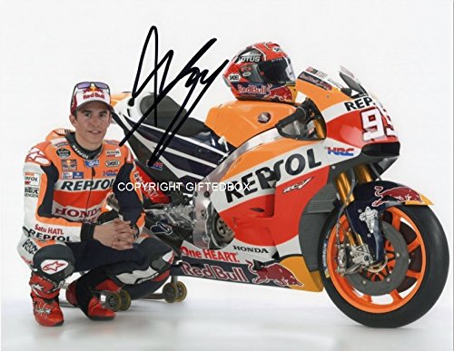 Édition limitée Marc Marquez 2016 Signé photo +...