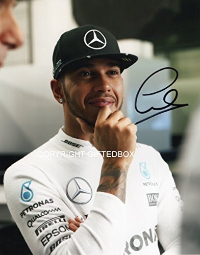 Édition limitée Lewis Hamilton 2016 Signé photo...