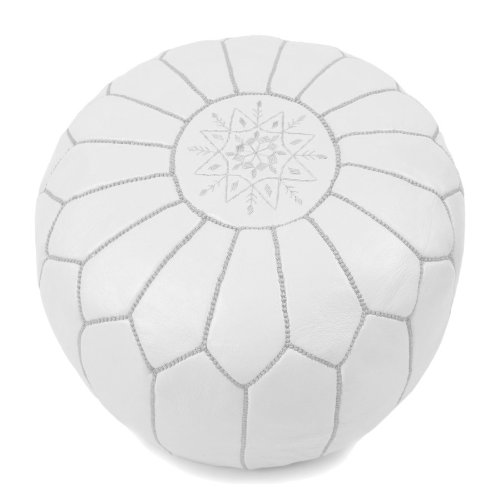 Maison de Marrakech Pouf Marocain Housse de Pouf Blanc code EAN 8800207564297 