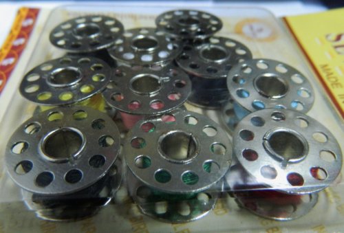 E-Star canette métal X10 fils pour machine fil à coudre canettes fils couleurs couture code EAN 8800885080522 