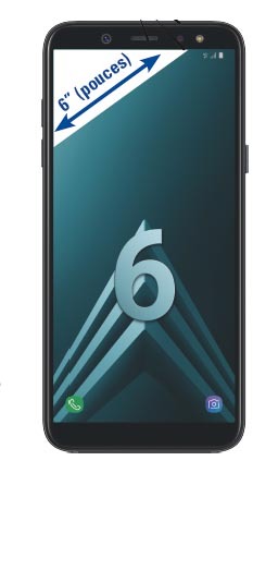 SMARTPHONE GALAXY A6+ NOIR (2) *