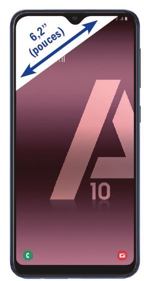 SAMSUNG GALAXY A10 BLEU code EAN 8801643996031 