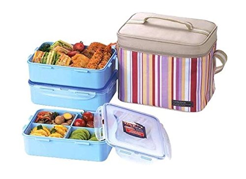 Picnic lunch box bento set - hpl824rp, pink (la...