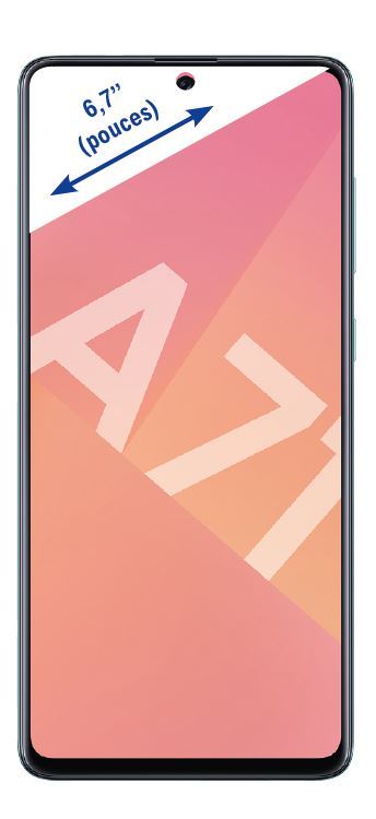 SMARTPHONE GALAXY A71 BLEU(3)