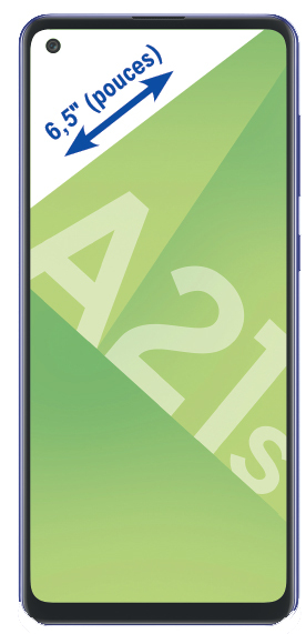 SAMSUNG GALAXY A21S BLEU code EAN 8806090483929 