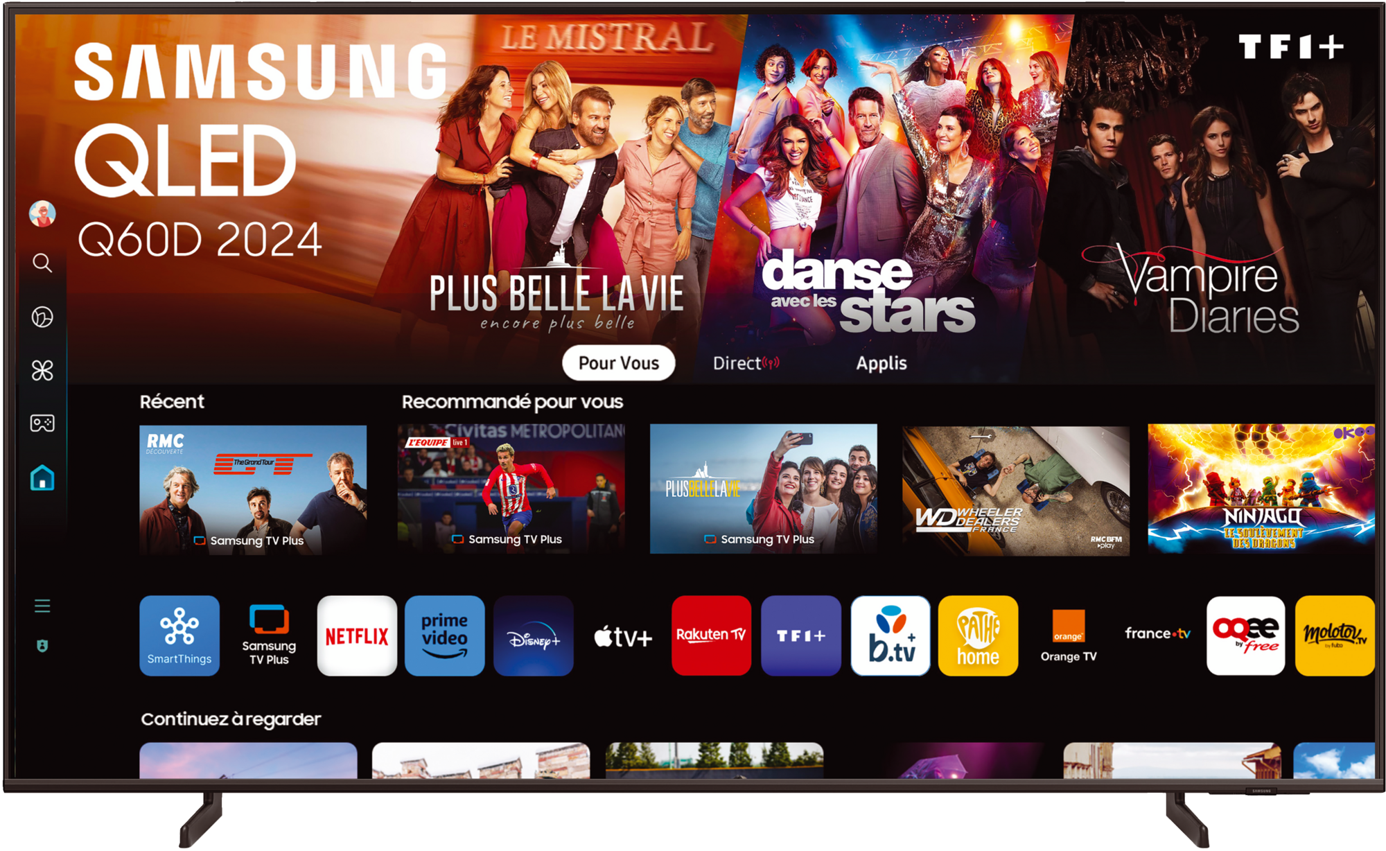 SAMSUNG TV QLED 43Q60D 43" (pouces) 109 cm code EAN 8806095412597 