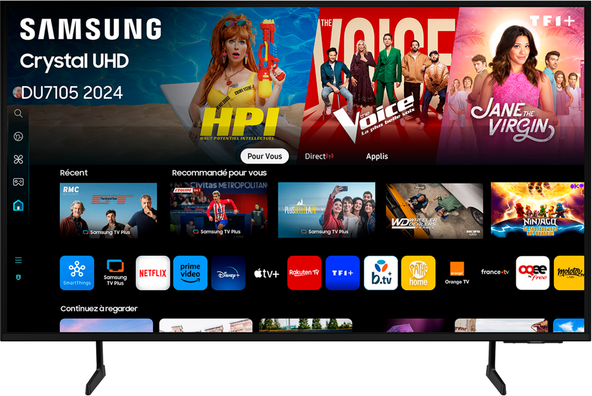 SAMSUNG TV LED 75DU7105 75" (POUCES) 190cm code EAN 8806095491288 