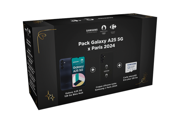 SAMSUNG Pack Galaxy A25 5G Paris 2024 code EAN 8806095651545 