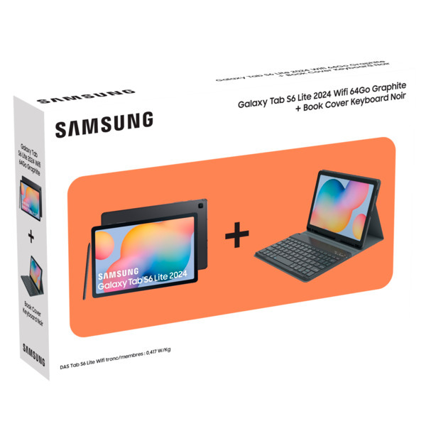  Pack Tablette Samsung S6 Lite 4/64Go + Clavier code EAN 8806095844855 