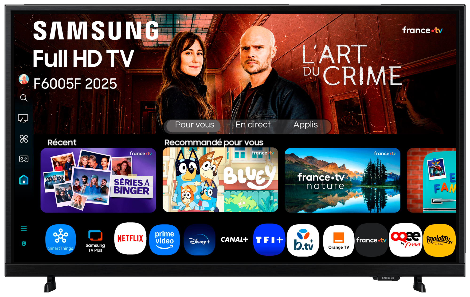 SAMSUNG TV LED 40F6005F 40" (pouces) 102 cm code EAN 8806097057208 