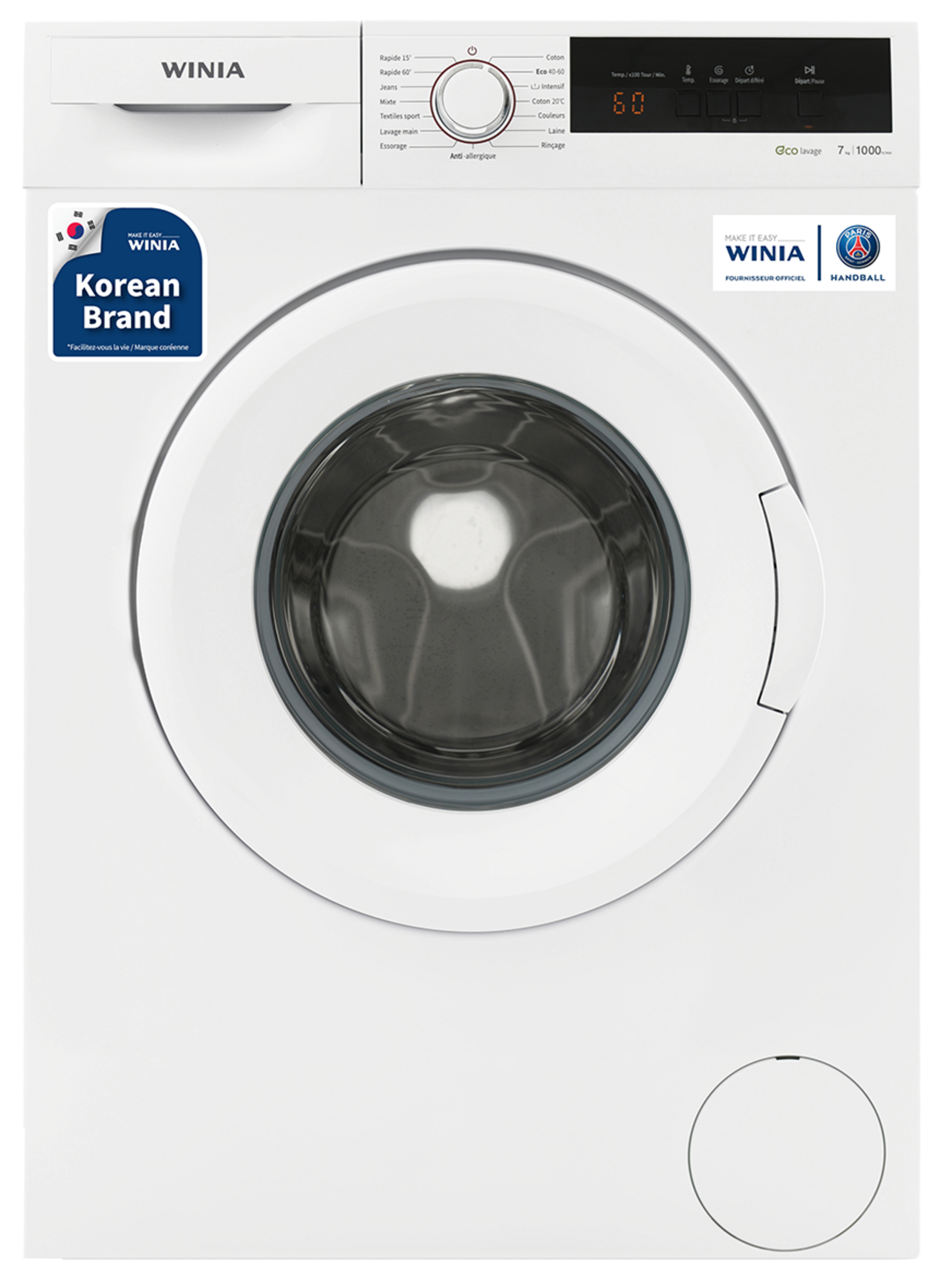 LAVE LINGE FRONTAL 7 KG