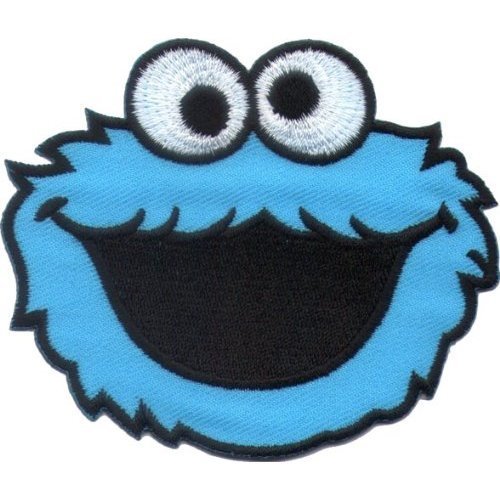 Galactic Spark Ecusson brodé Ecussons Thermocollants Cookie Monster code EAN 8852417448423 