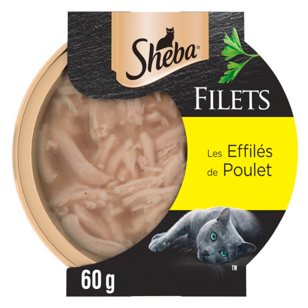  Pâtée Les Effilés De Poulet Pour Chat Adulte Sheba code EAN 8853301003506 